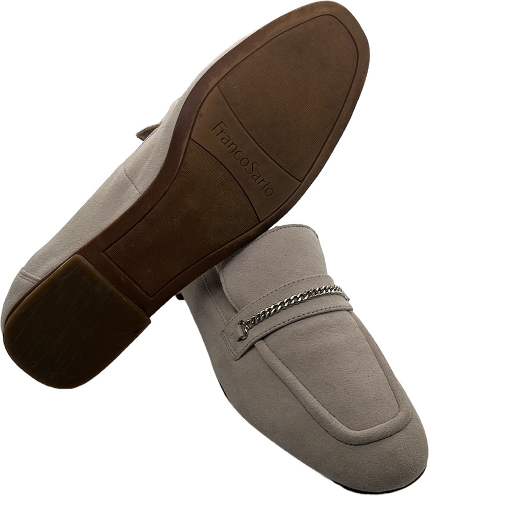 Franco Starto Damia Cream Suede Loafers - Picture 6 of 7